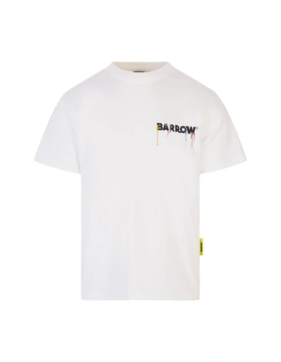 Shop Barrow T-shirt With  Spots Print In White