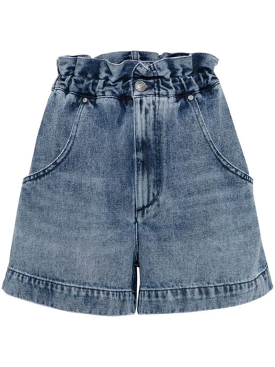 Shop Isabel Marant Titea Shorts Clothing In Blue
