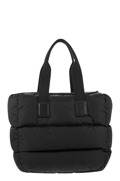 Shop Moncler Caradoc - Tote Bag In Black