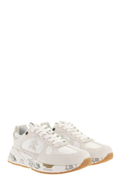 Shop Premiata Mased 5661 - Sneakers In Off White