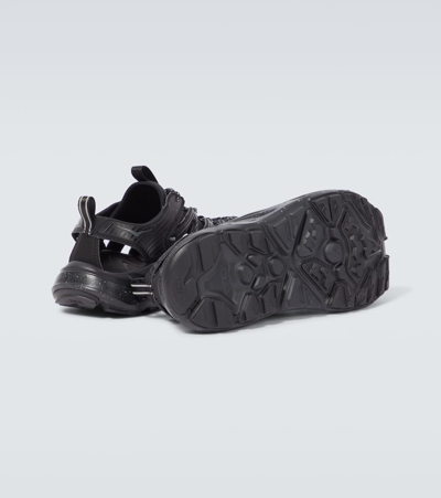 Hoka Black Rubber Sky Hopara Sneaker In Black