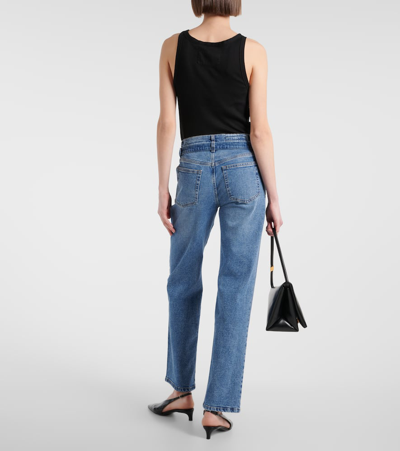 Proenza Schouler Ellsworth Low-rise Straight Jeans In Medium Blue