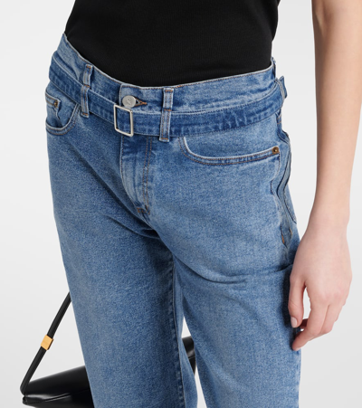Proenza Schouler Ellsworth Low-rise Straight Jeans In Medium Blue