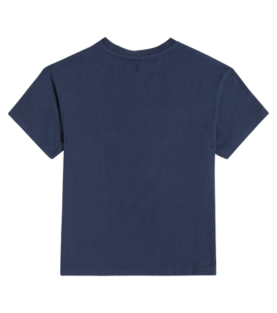 Vilebrequin Gabin Printed Cotton Jersey T-shirt In Bleu Marine