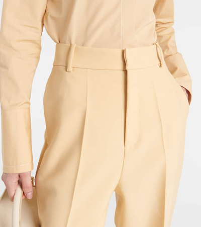 Tod's High-rise Virgin Wool Slim Pants