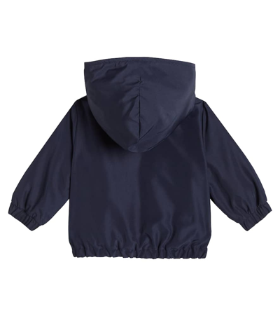 Shop Il Gufo Baby Technical Jacket In Blue