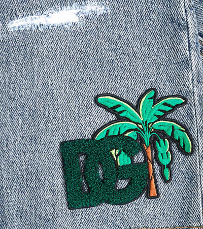 Dolce & Gabbana Dg Denim Shorts In Variante Abbinata