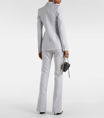 Off-white Corporate Blazer In Ice Blue