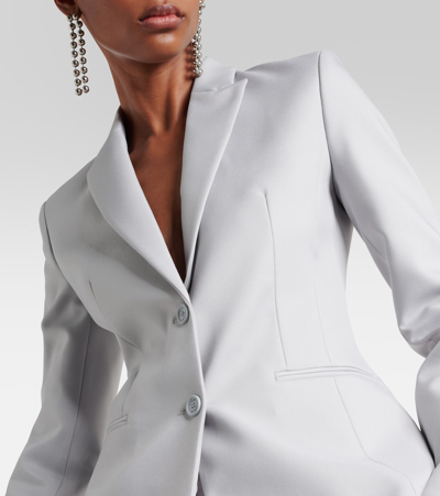 Off-white Corporate Blazer In Ice Blue