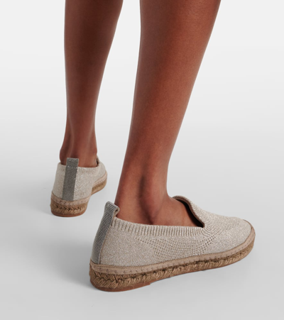 Brunello Cucinelli Canvas Espadrilles In Sabbia