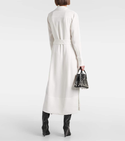 Shop Proenza Schouler Vanessa Crêpe Midi Dress In White
