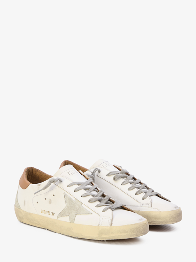 Shop Golden Goose Super Star Sneakers In White