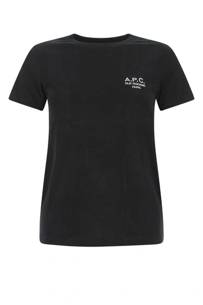 Shop Apc A.p.c. T-shirts And Polos In Black