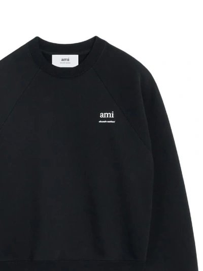 Shop Ami Alexandre Mattiussi Ami Sweaters In Black