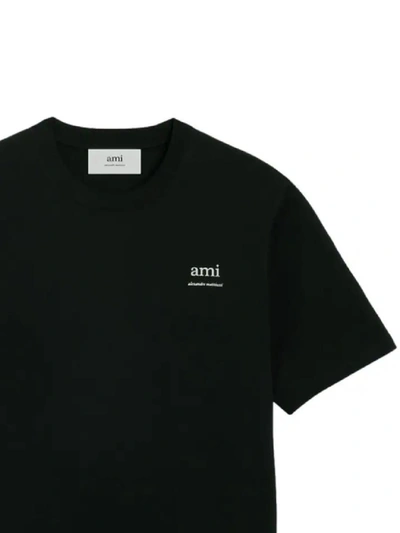 Shop Ami Alexandre Mattiussi Ami T-shirts And Polos In Black