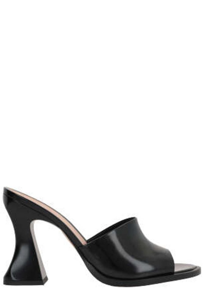 Shop Bottega Veneta Cha Cha Heeled Mules In Black