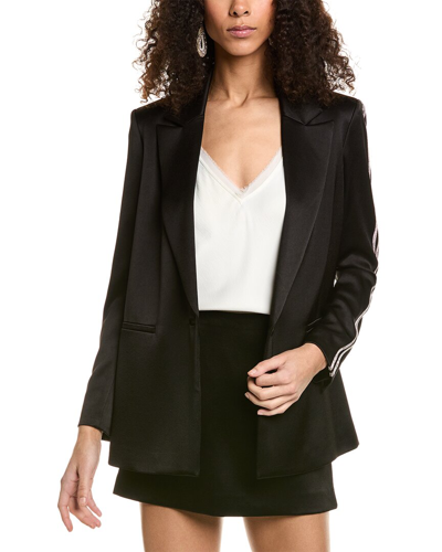 Shop Alice And Olivia Alice + Olivia Denny Blazer In Black