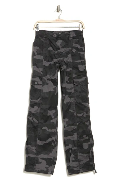 Shop Supplies By Union Bay Jay Jay Stretch Cotton Cargo Pants In Sydney Camo Galxy Grey