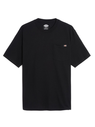 Dickies Logo-patch Cotton T-shirt In Black