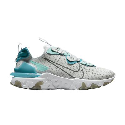 Pre-owned Nike React Vision 'aquamarine' In White