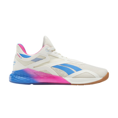 Pre-owned Reebok Wmns Nano X 'white Proud Pink Blue'