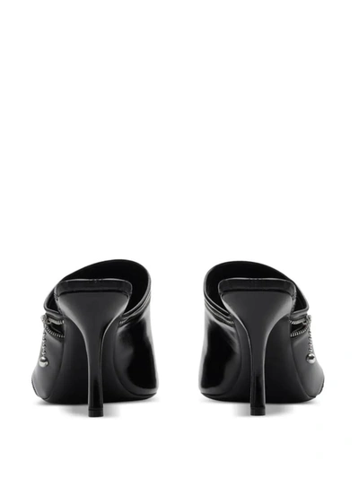 Shop Burberry Sandals In Black