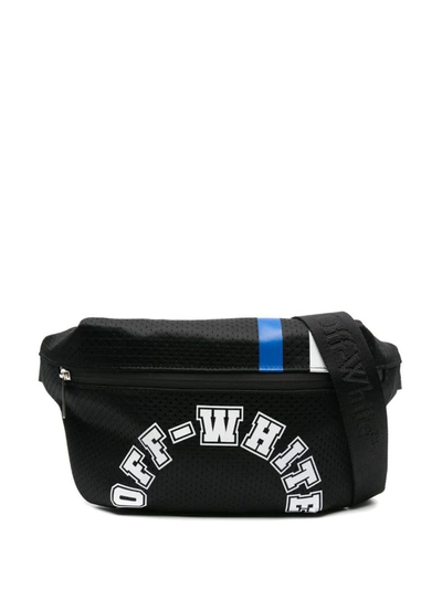 Shop Off-white Outdoor Baseball Mesh Belt Bag In Black White