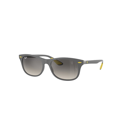 Ray Ban Rb4607m Scuderia Ferrari Collection Sunglasses Grey Frame Grey Lenses 55-17 In Grey