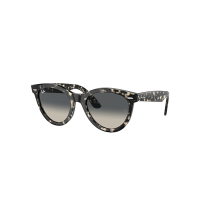 Ray Ban Wayfarer Way Sunglasses Grey Havana Frame Grey Lenses 51-21 In Grey Havana