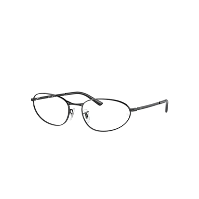 Ray Ban Rb3734v Optics Eyeglasses Black Frame Clear Lenses Polarized 54-18 In Black