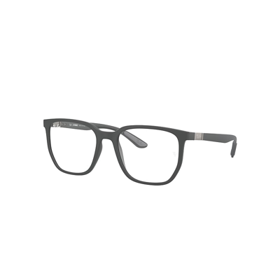Ray Ban Rb7235 Optics Eyeglasses Sand Grey Frame Clear Lenses Polarized 53-19 In Sand Grey