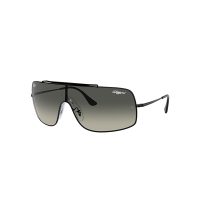Shop Ray Ban Sunglasses Unisex Wings Iii - Black Frame Grey Lenses 01-36