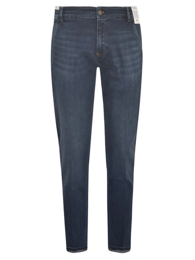 Shop Pt Torino Indigo Blue Skinny-fit Jeans In Black