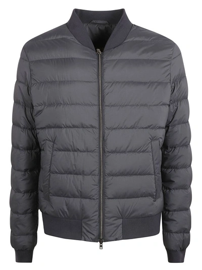 Shop Herno Blue Feather Down Padded Coat