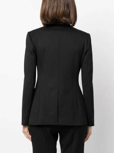 Shop P.a.r.o.s.h Double-breasted Blazer In Black