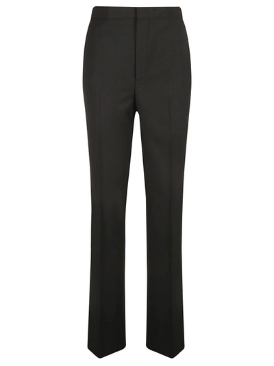 Shop Tagliatore Tailored Cut Trousers In Black