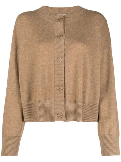 Shop P.a.r.o.s.h Fisherman's Knit Cardigan In Neutrals