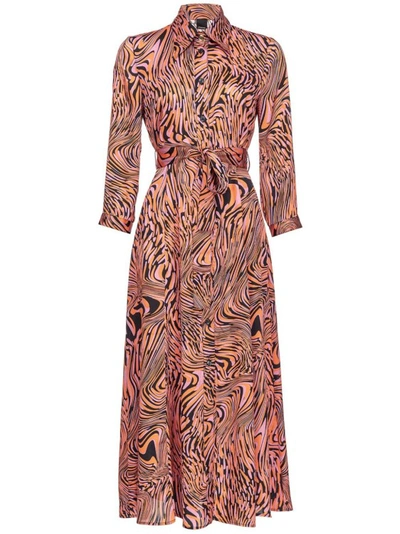 Shop Pinko Amimone Dress In Pink