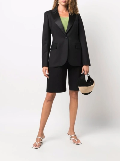 Shop P.a.r.o.s.h Giacca Suit Jacket In Black