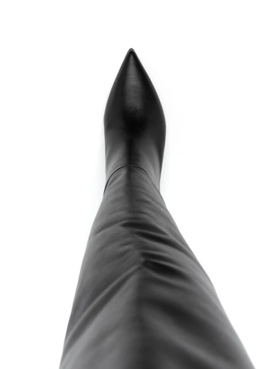 Shop 3juin Black 70mm Knee-length High Boots