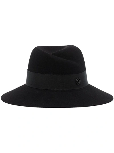 Shop Maison Michel Virginie Fedora Hat In Black