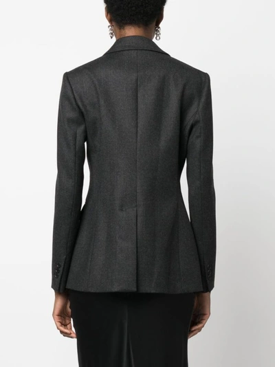 Shop P.a.r.o.s.h Double-breasted Blazer In Black