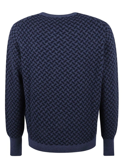 Shop Drumohr Crew-neck Sweater In Black