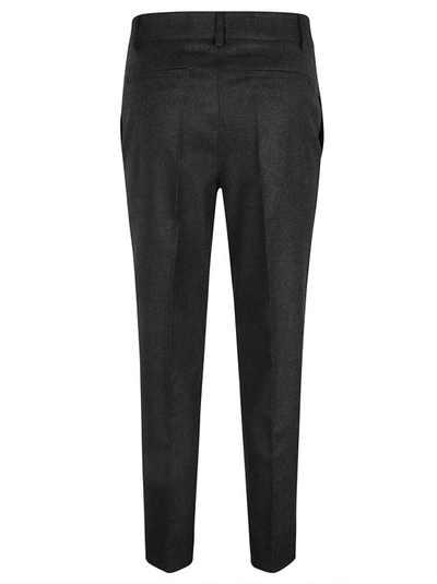 Shop P.a.r.o.s.h Cropped Trousers In Black