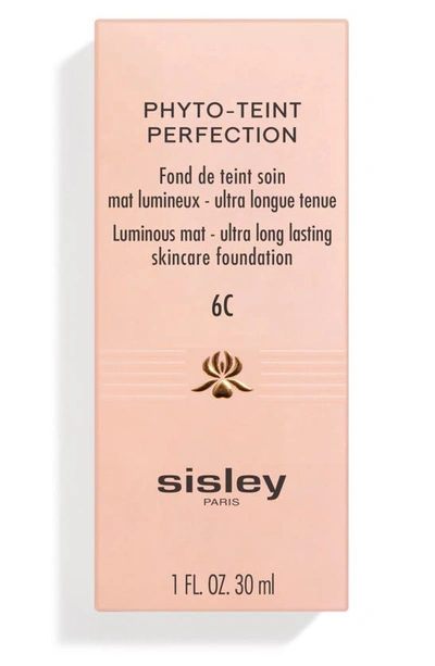 Shop Sisley Paris Phyto-teint Perfection Foundation, 1 oz In 6c Amber