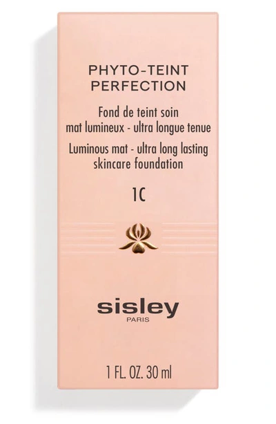 Shop Sisley Paris Phyto-teint Perfection Foundation, 1 oz In 1c Petal