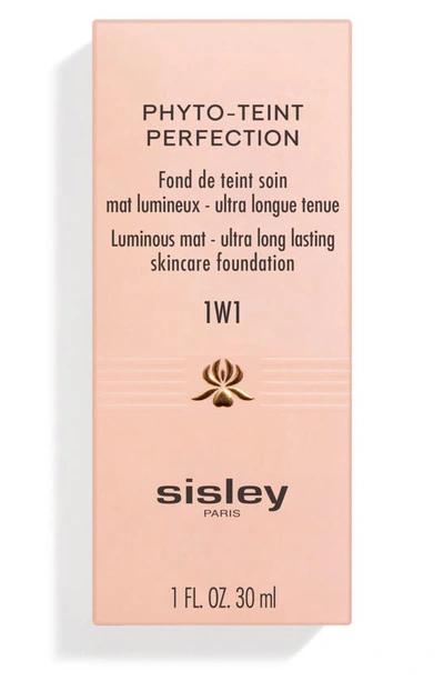 Shop Sisley Paris Phyto-teint Perfection Foundation, 1 oz In 1w1 Ecru