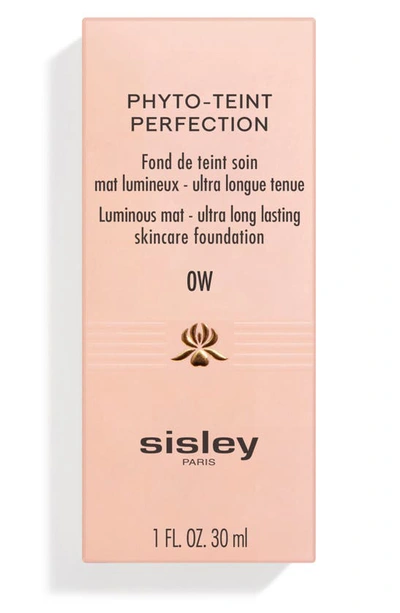 Sisley Paris Sisley-paris Phyto-teint Perfection Foundation In 0w Porcelaine