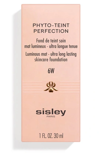 Shop Sisley Paris Phyto-teint Perfection Foundation, 1 oz In 6w Chestnut
