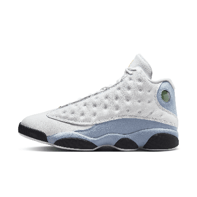 Shop Jordan Men's Air  13 Retro "blue Grey" Shoes In White